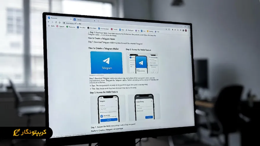 آموزش ارسال و دریافت ارز دیجیتال در ولت تلگرام