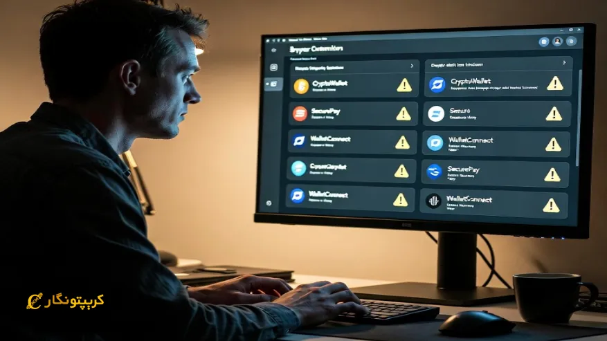 بررسی افزونه ها و برنامه های مشکوک، مخصوصاً افزونه های کیف پول های ارز دیجیتال