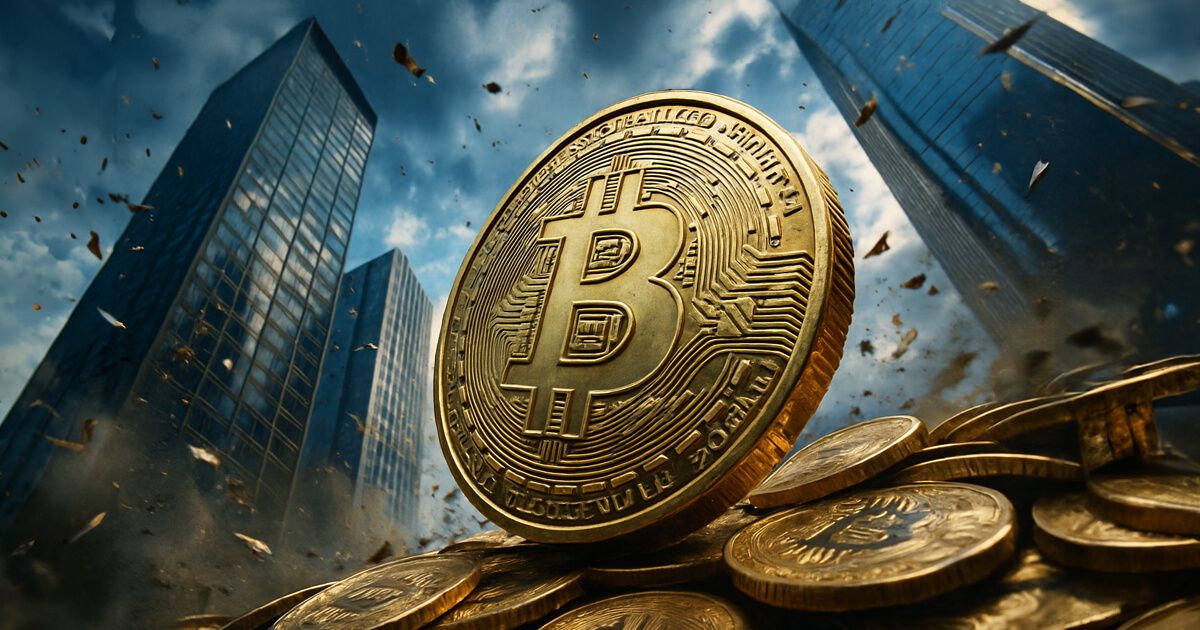 کاهش قیمت بیت کوین هم‌زمان با رشد بازارهای سنتی