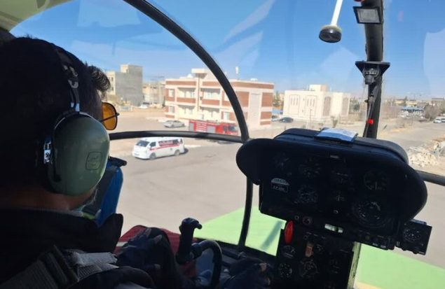 اورژانس تهران: صدای بالگرد در جنوب پایتخت جای نگرانی ندارد