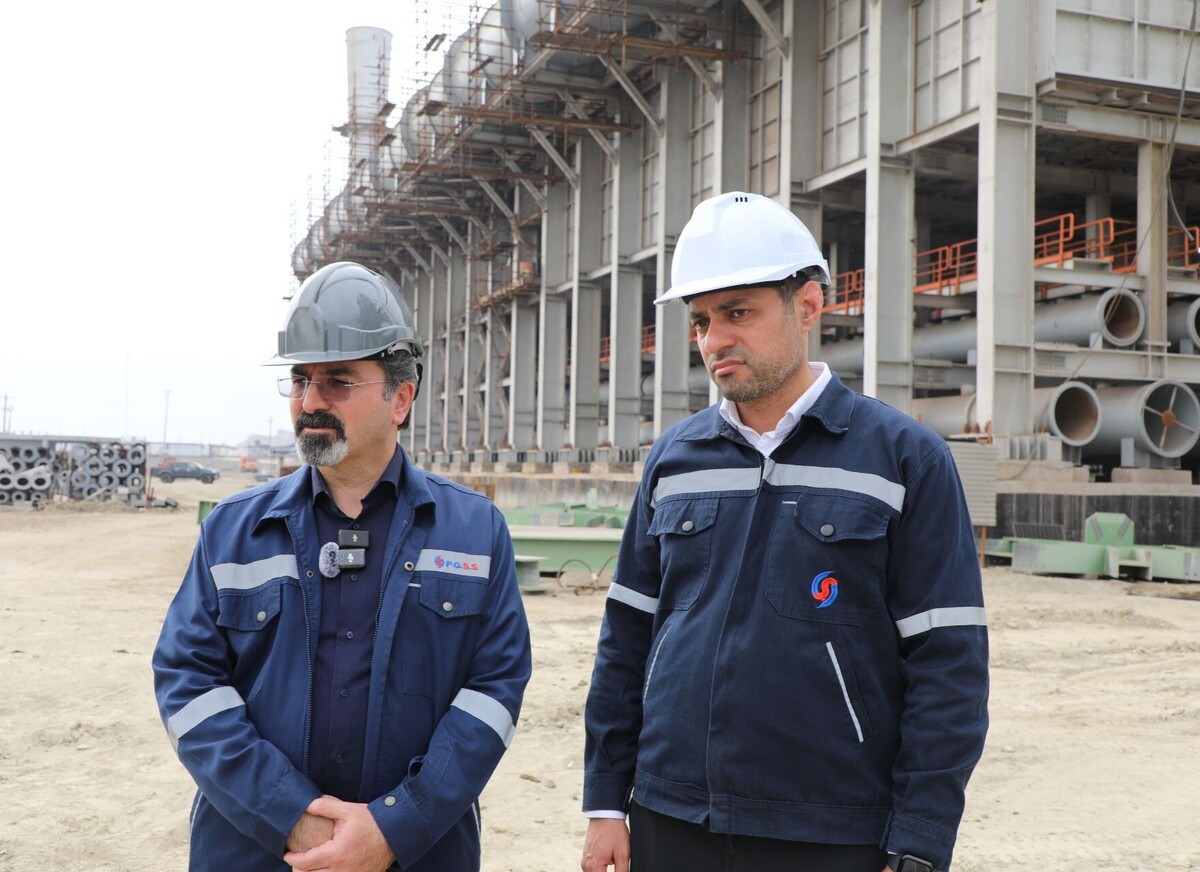 روند اجرای پروژه احیاء ۲ صبا فولاد خلیج فارس به خوبی پیش می رود