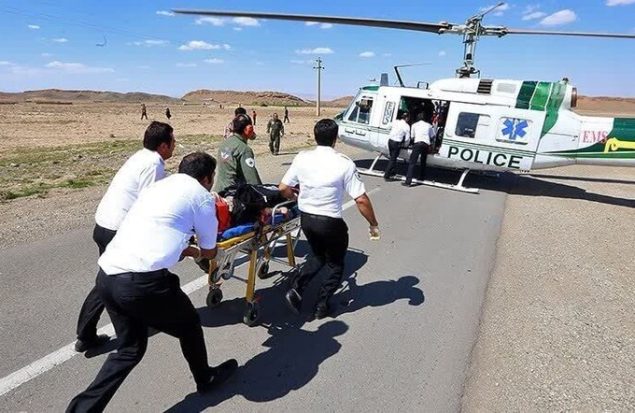 پرواز دوباره بالگرد اورژانس پس از وقفه طولانی