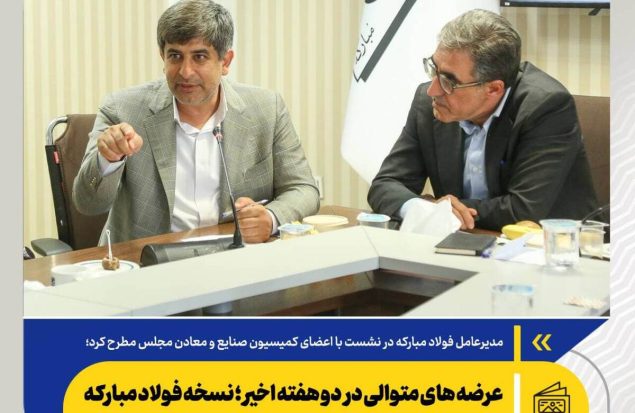 عرضه های متوالی در دو هفته اخیر؛ نسخه فولاد مبارکه برای پایداری تولید صنایع