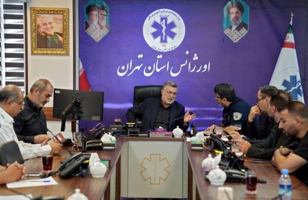 بازدید ظفرقندی از مرکز هدایت عملیات اورژانس تهران
