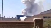 آتشسوزی یک مخزن گاز در شهرک صنعتی شمسآباد شهر ری آتشسوزی یک مخزن گاز در شهرک صنعتی شمسآباد شهر ری